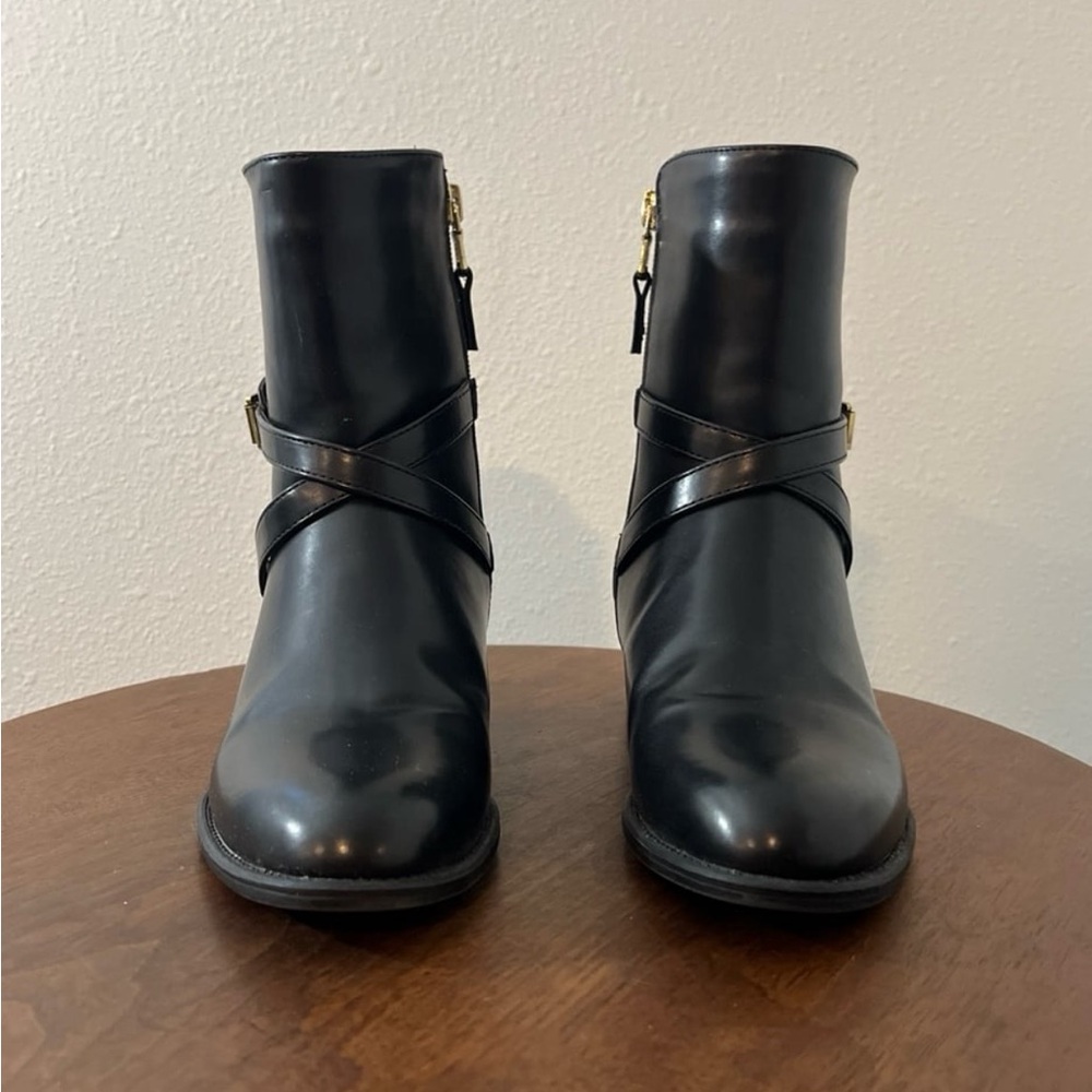 Chaps Black Dayna Ankle Boots Women’s 6B